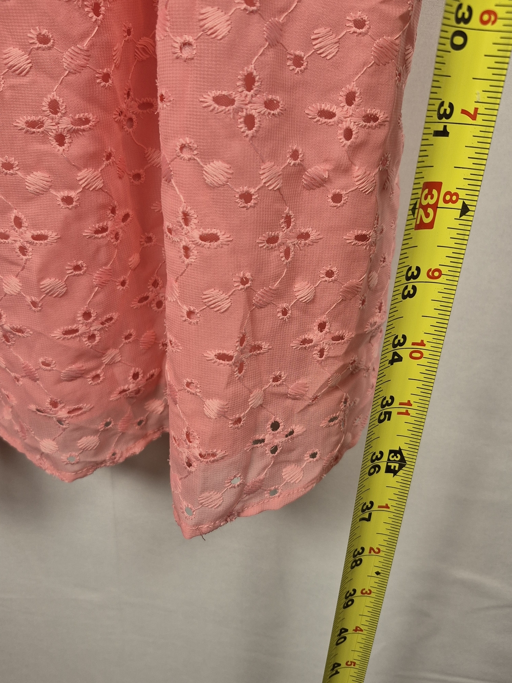 Cato Pink Eyelet Dress Size XL - Picture 3 of 4